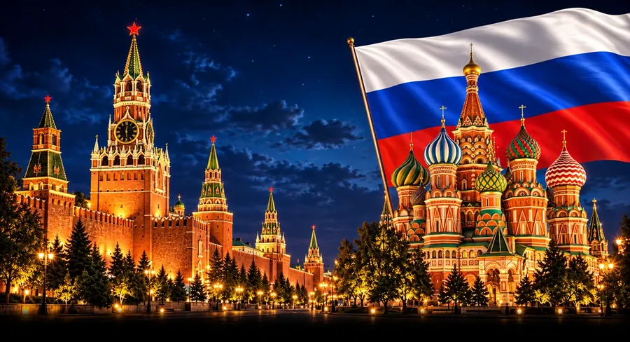 Россия — архитектура и флаг