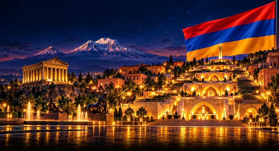 Армения — архитектура и флаг